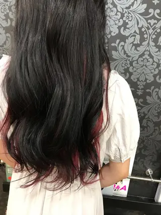 ロング カラー 栄/レイヤーカット /ケアブリーチ🍁楓のヘアスタイル
