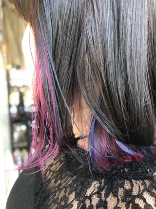 カラー 両国駅徒歩1分⭐️ アイロン仕上げのヘアスタイル