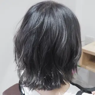 ミディアム カラー 土屋 貴章のヘアスタイル