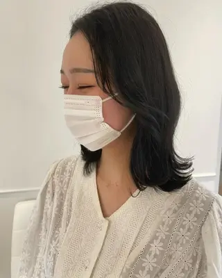 ミディアム カラー パーマ ヘアアレンジ メンズ キッズ ネイル マツエク・マツパ 🫧垢抜けヘア🫧 SHIORIのヘアスタイル