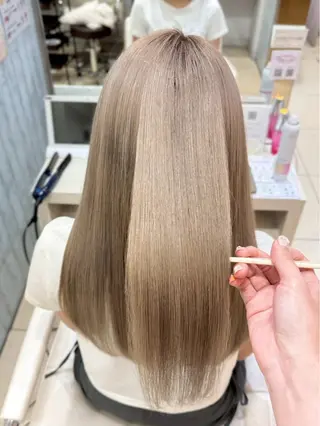 カラー 髪質改善カラー*. ツヤ髪【SAWA】のヘアスタイル
