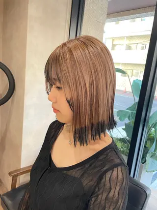 ショート カラー RIENS aura / ayu ♡のヘアスタイル
