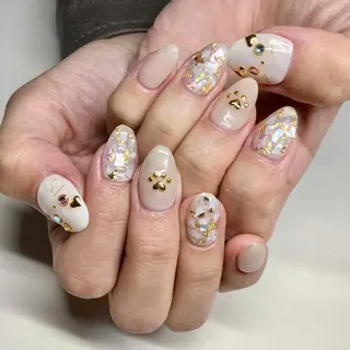 ショート ネイル マツエク・マツパ 福田 加奈のネイルデザイン