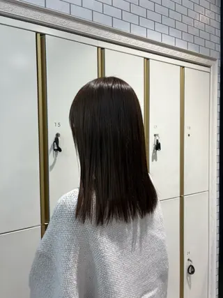 ミディアム インナーカラー/ ブリーチ/ことねのヘアスタイル