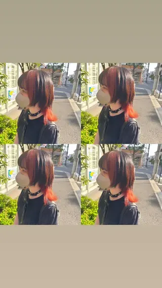 ミディアム カラー ヘアアレンジ 💎韓国レイヤー ×エクステゆうま💎のヘアスタイル