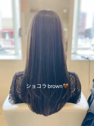 ロング カラー LiTA 浜線店 かなえみゆうのヘアスタイル