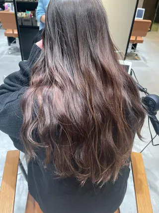 ロング カラー ヘアアレンジ メンズ 寺西 恵🪡🤍のヘアスタイル