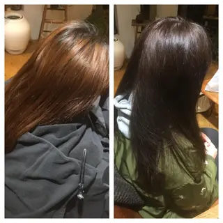 ロング カラー 清田 健太朗のヘアスタイル
