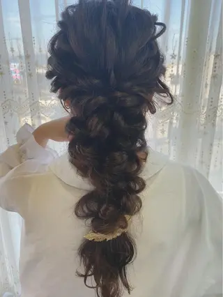 ロング カラー パーマ ヘアアレンジ メンズ ネイル 豊橋美容院 ソンリエのヘアスタイル