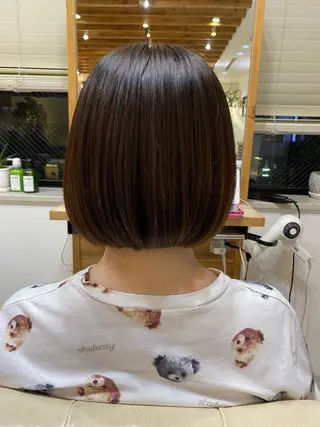 ショート カラー ヘアアレンジ ナカジマ ボブ/レイヤーのヘアスタイル