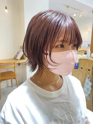 ショート カラー 安永 涼のヘアスタイル