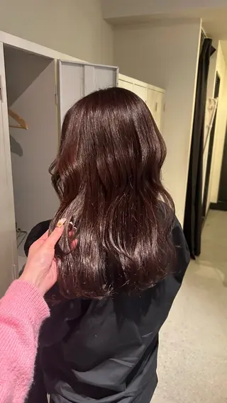 セミロング 野田阪神/暖色カラー Kairi🐬のヘアスタイル