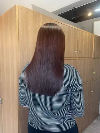 ロング マキノ キョウカのヘアスタイル