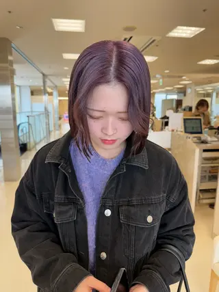 ミディアム カラー ヘアアレンジ 🍒KIKUCHI KANAE🍒のヘアスタイル