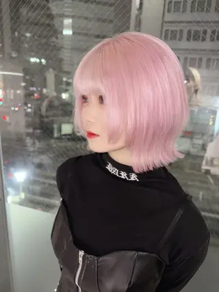 ミディアム ハイトーン/デザイン ⛓️mai🖤のヘアスタイル