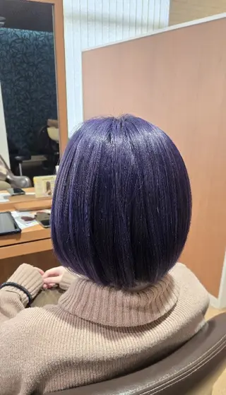 ミディアム カラー 🌟Cube 東山 侑以🎮𓈒⋆͛のヘアスタイル