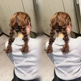 ヘアアレンジ 🫧艶カラー特化🫧 セット/mona🩵のヘアスタイル