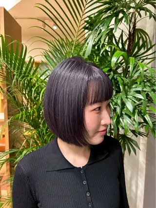 ミディアム 岩岡 つなみのヘアスタイル