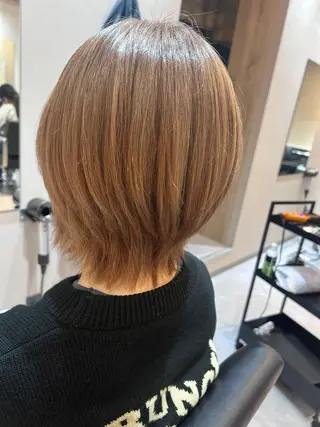 ショート カラー TOSHIKI 透明感カラー🌈のヘアスタイル