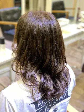 ロング カラー 小暮 涼華のヘアスタイル