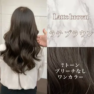 セミロング カラー HIKARU副店長/ ✨️髪質改善のヘアスタイル