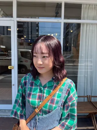 ミディアム 椙山 沙南子のヘアスタイル