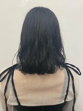 ミディアム カラー パーマ ブリーチ　ハイトーン 特化🌈フジタハルキのヘアスタイル