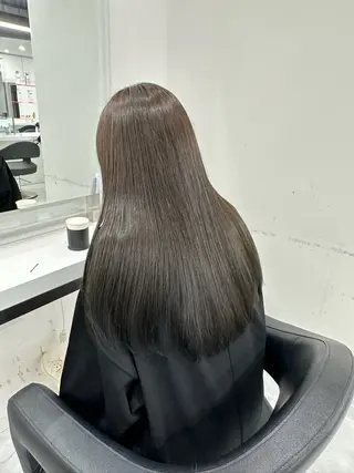 ロング カラー ブリーチなしトレンド SHUSAKUのヘアスタイル
