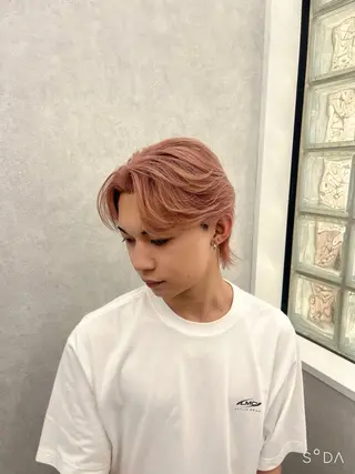 カラー ヘアアレンジ メンズ 齊藤 大地のヘアスタイル