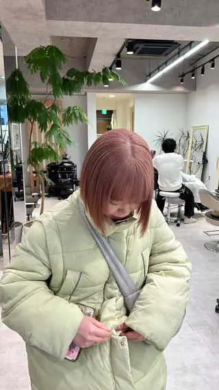 ショート カラー 透明感カラー/ボブ / MARIE🍇のヘアスタイル