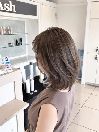 ミディアム カラー 金子 直樹のヘアスタイル