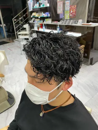 パーマ メンズ Luce 杉本のヘアスタイル
