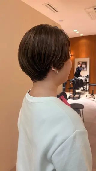 ショート 《無料カットモデル / perm》ナミのヘアスタイル