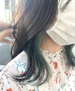 カラー ゆるふわパーマ🌼 アレンジ🌼リョウカのヘアスタイル