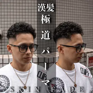 ショート カラー パーマ メンズ 💈men's💈 satoru中目黒のヘアスタイル