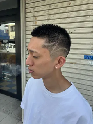 ショート メンズ 上野床屋 メンズ吾妻駿のヘアスタイル