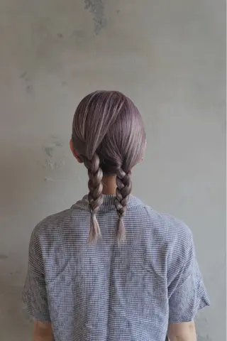 カラー なかやま れいかのヘアスタイル