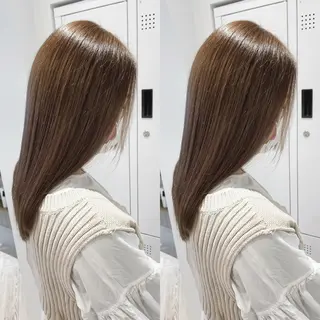 ミディアム カラー 佐々木 裕一のヘアスタイル