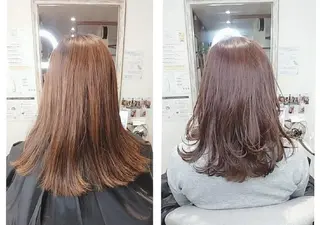 ミディアム カラー kijima ricoのヘアスタイル