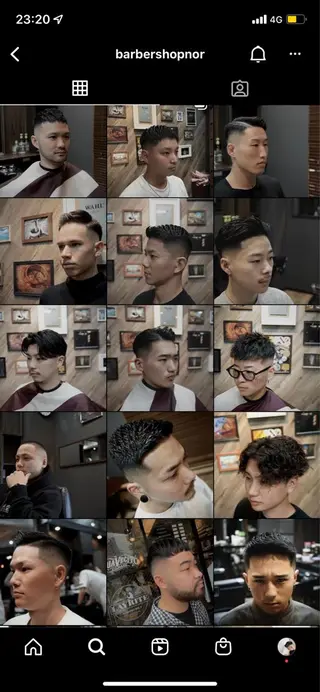 ショート BARBERSHOP NOR 店長YUTOのヘアスタイル