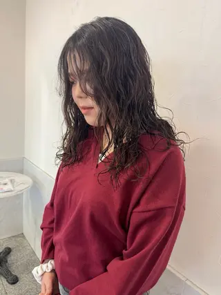 セミロング パーマ 🫧ヒシダアキ taboo.i🫧のヘアスタイル