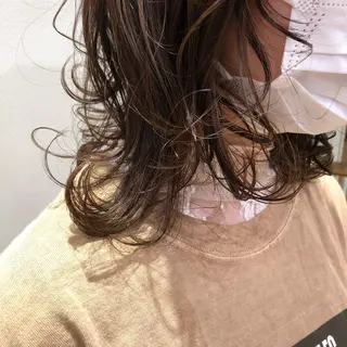 ミディアム カラー ヘアアレンジ 🌱艶髪カラー🌱 Karinのヘアスタイル