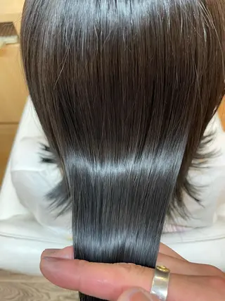 セミロング 奈良 優輝のヘアスタイル