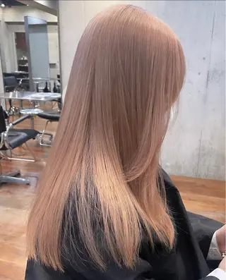 ロング カラー 植村 海咲のヘアスタイル