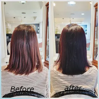 セミロング 加納 和枝のヘアスタイル