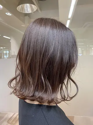 ミディアム カラー 【透明感、艶髪】西村 有司のヘアスタイル