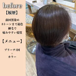 ショート カラー 🌈ブリーチ特化🌈 MINATOのヘアスタイル