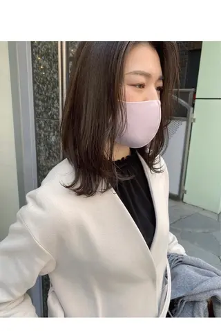 ミディアム カラー マンツーマン半個室 tamuraのヘアスタイル