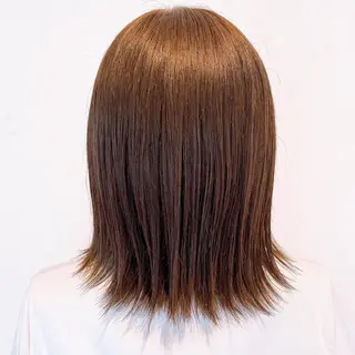 ミディアム カラー 伊藤 さやかのヘアスタイル