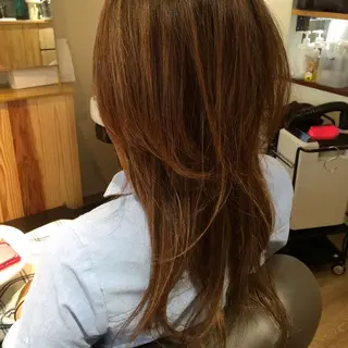 セミロング ロング 瀬田 幸代のヘアスタイル